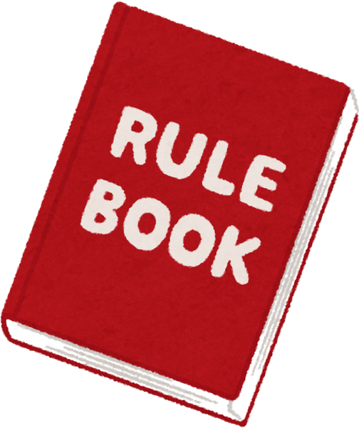 Illustration of a Red Rule Book